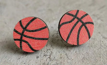 Load image into Gallery viewer, Sports Wooden Earrings
