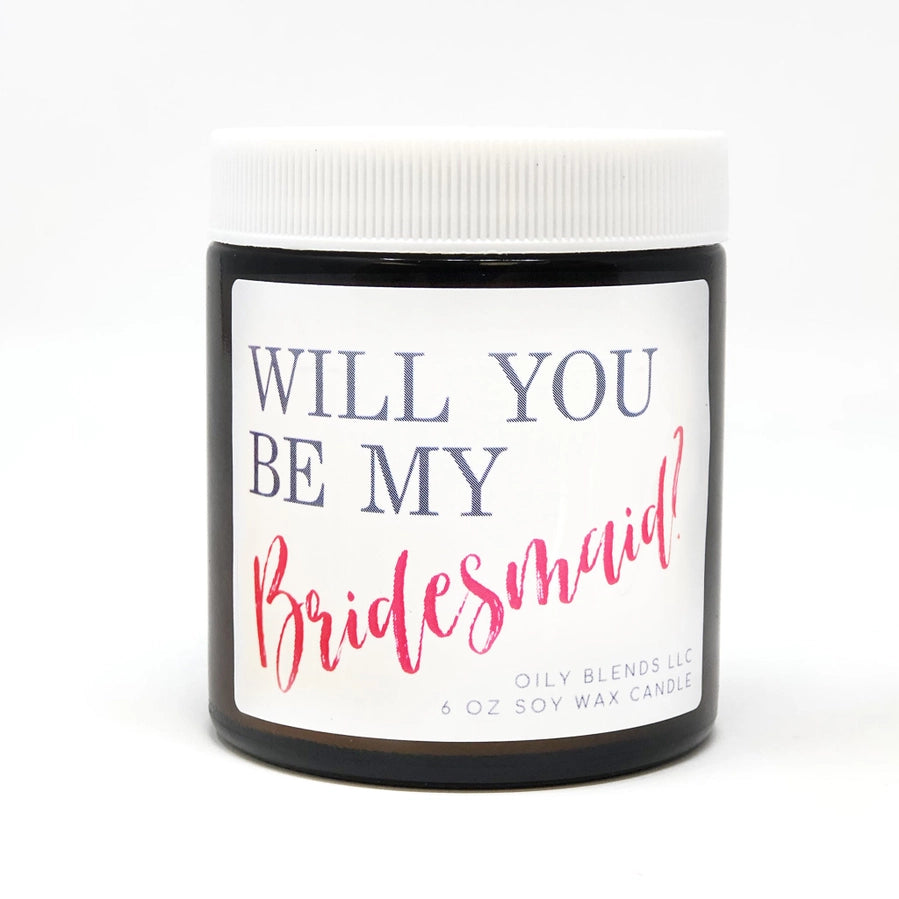 Bridesmaid Candle With Matches