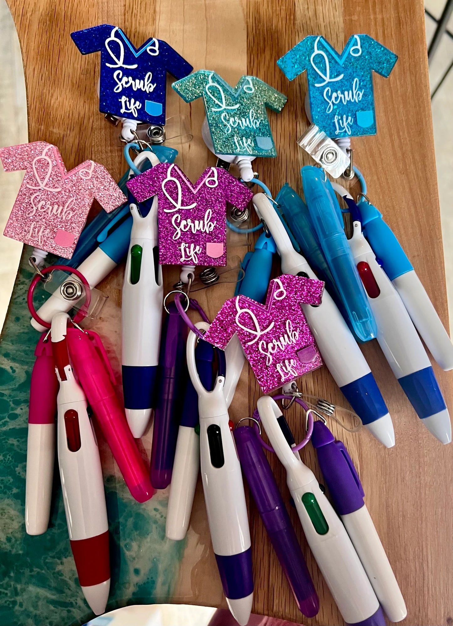 Nurse Appreciation Week Scrub Badge Reel Marker Set
