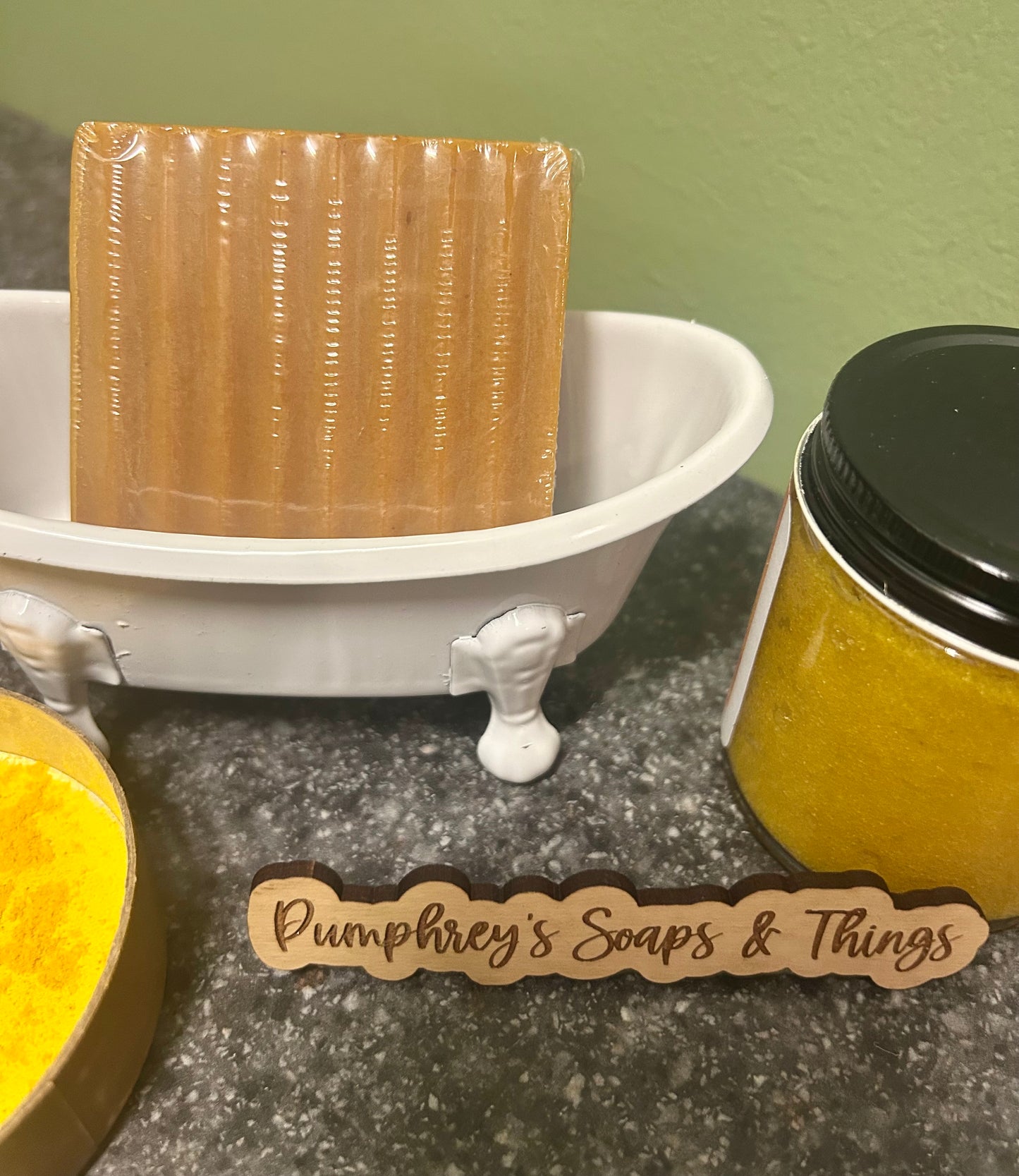Turmeric and Manuka Honey Brightening Body Scrub