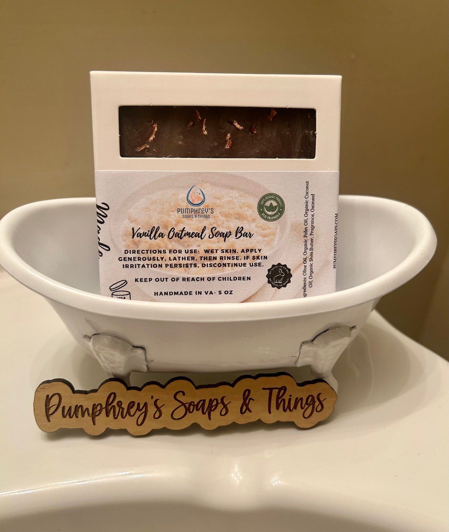 Vanilla Oatmeal Soap Bar