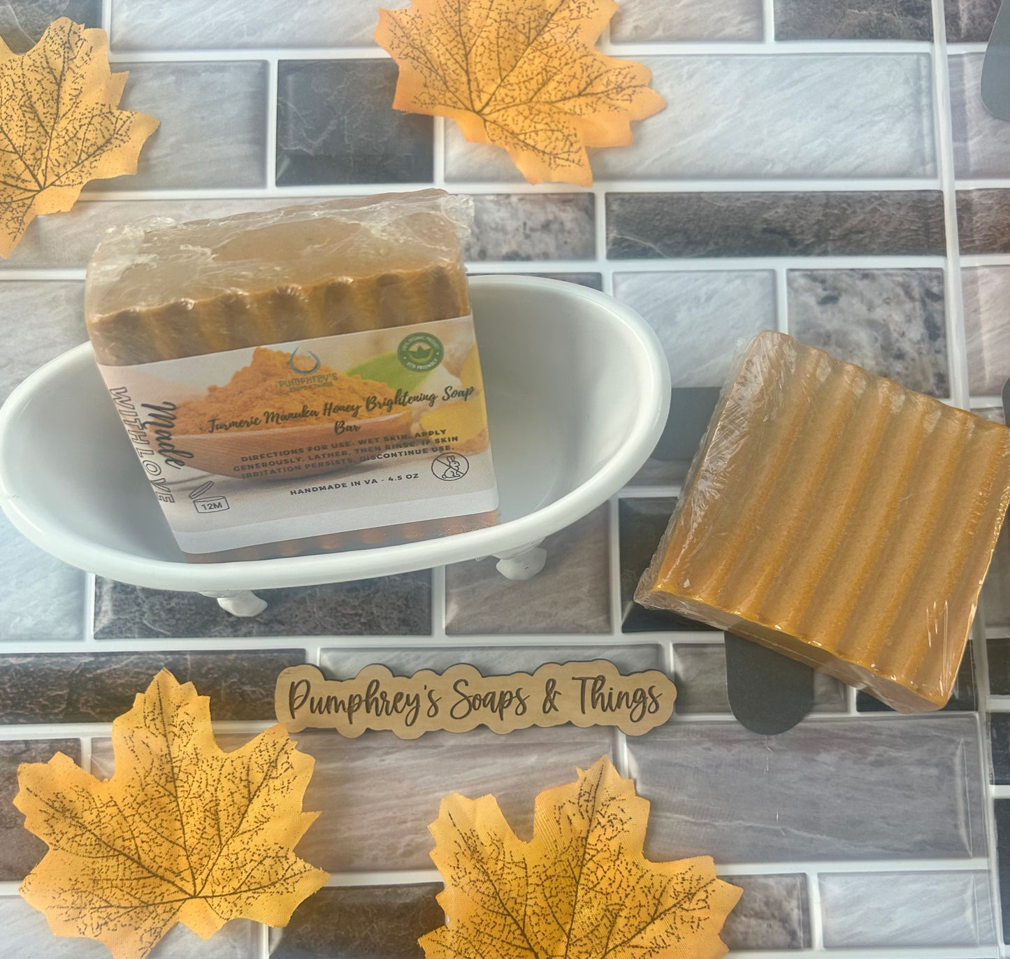 Turmeric Manuka Honey Brightening Soap Bar