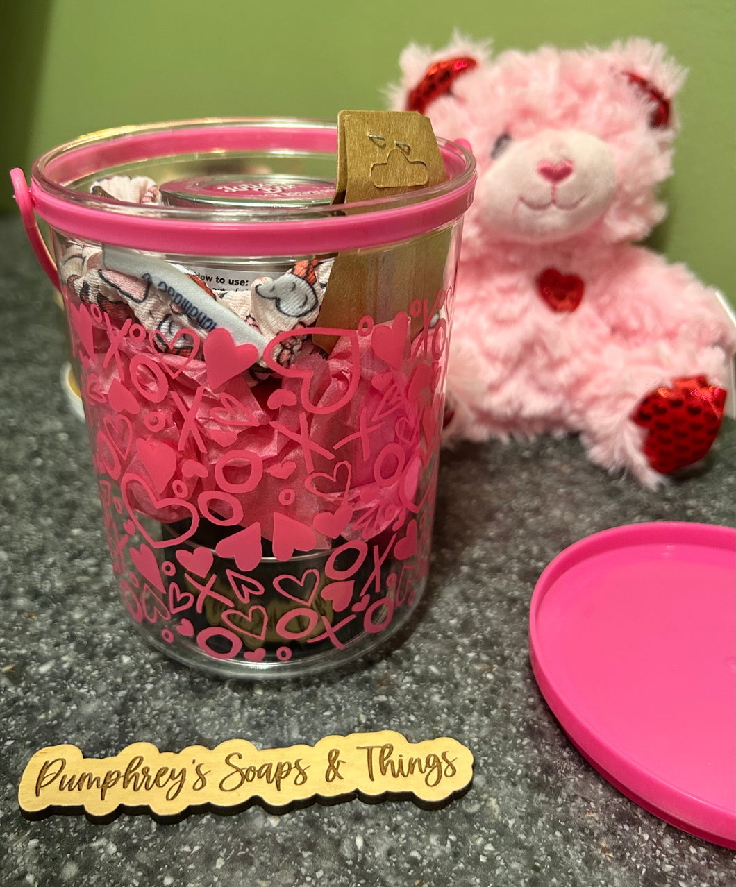 V-day Container with Lotion Bar