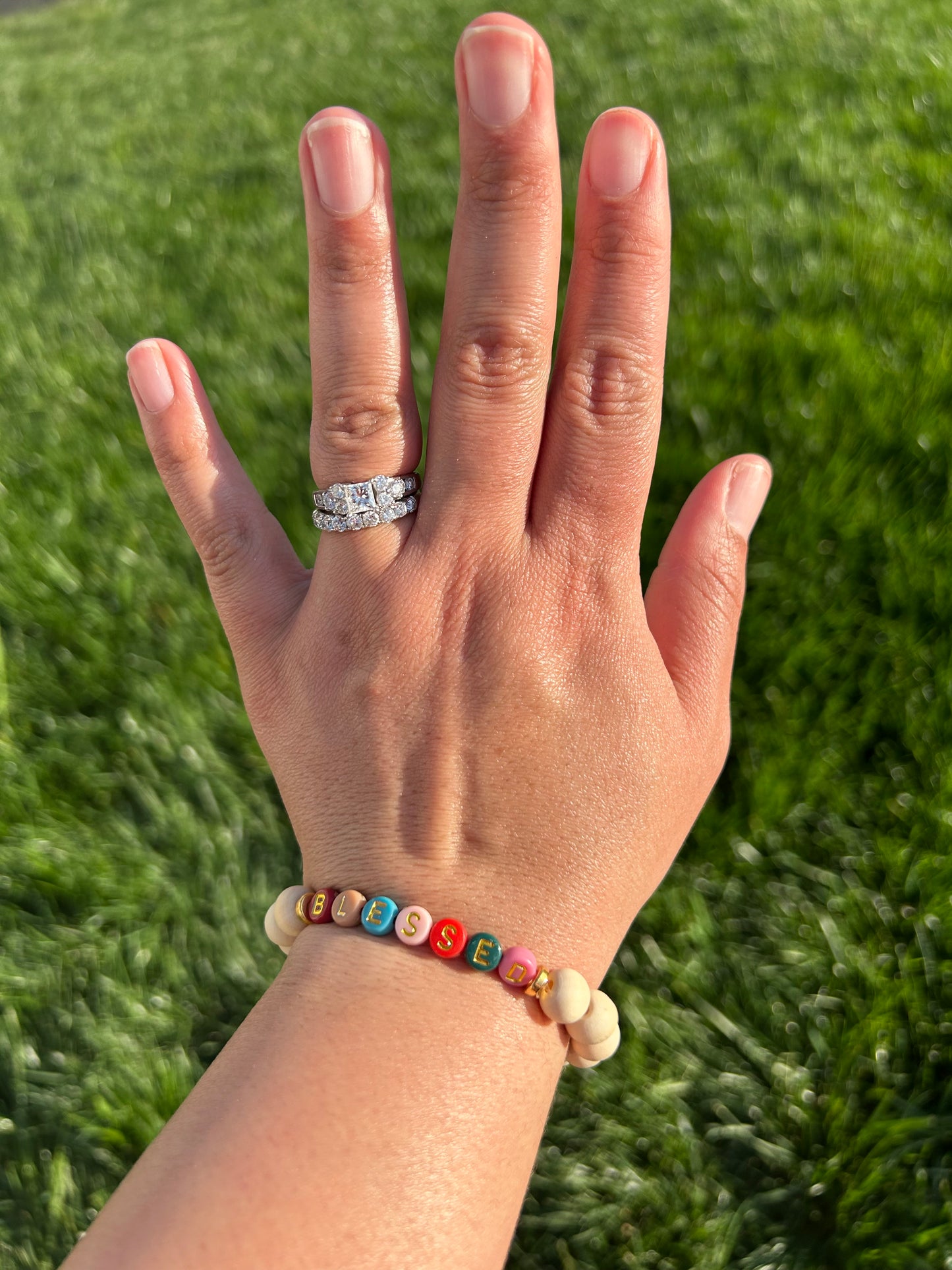 Stretchy Wooden Bracelet