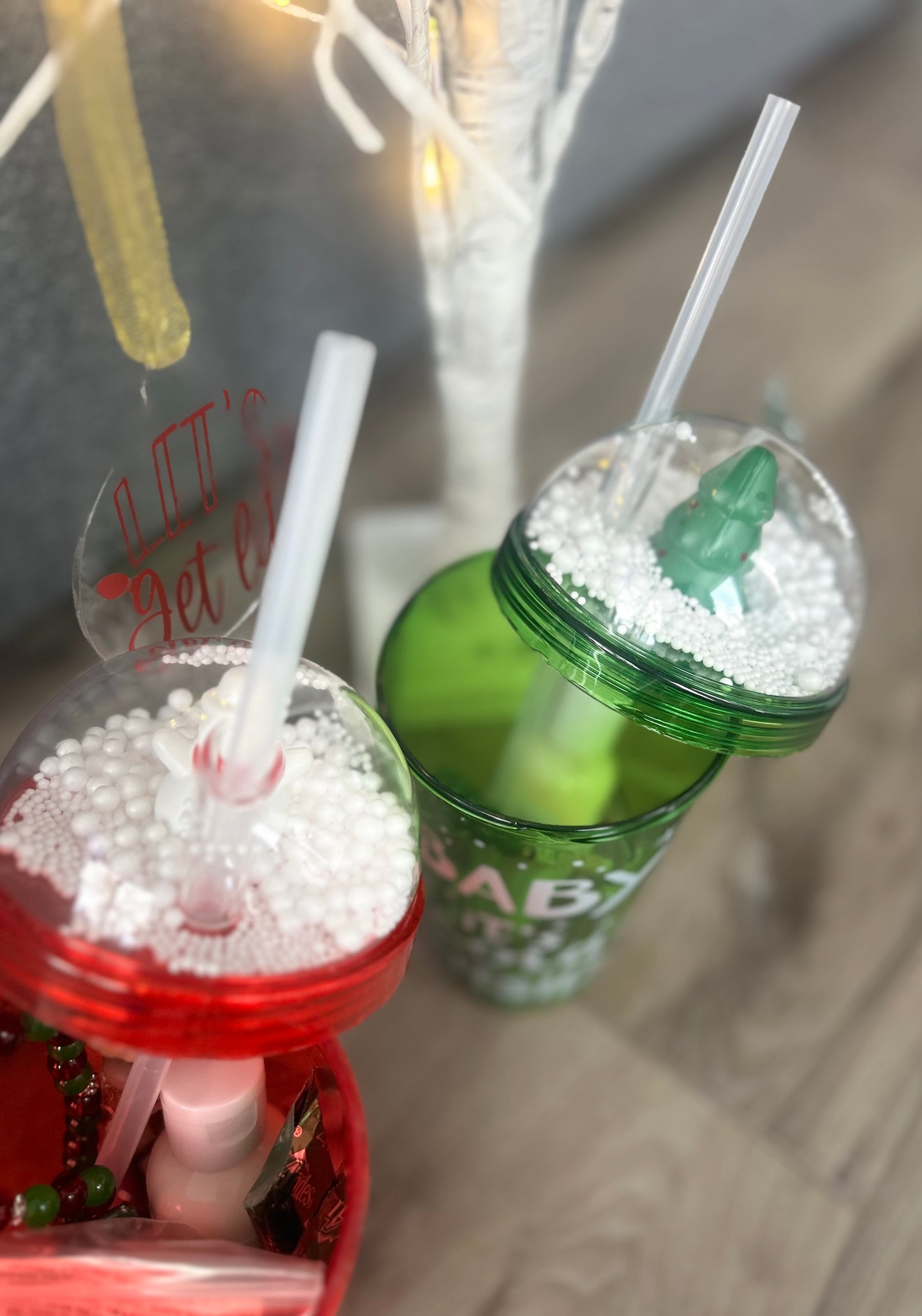 Holiday Theme Tumbler Self Care Set with Lotion