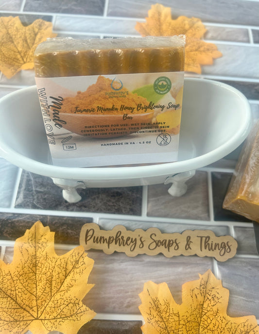 Turmeric Manuka Honey Brightening Soap Bar