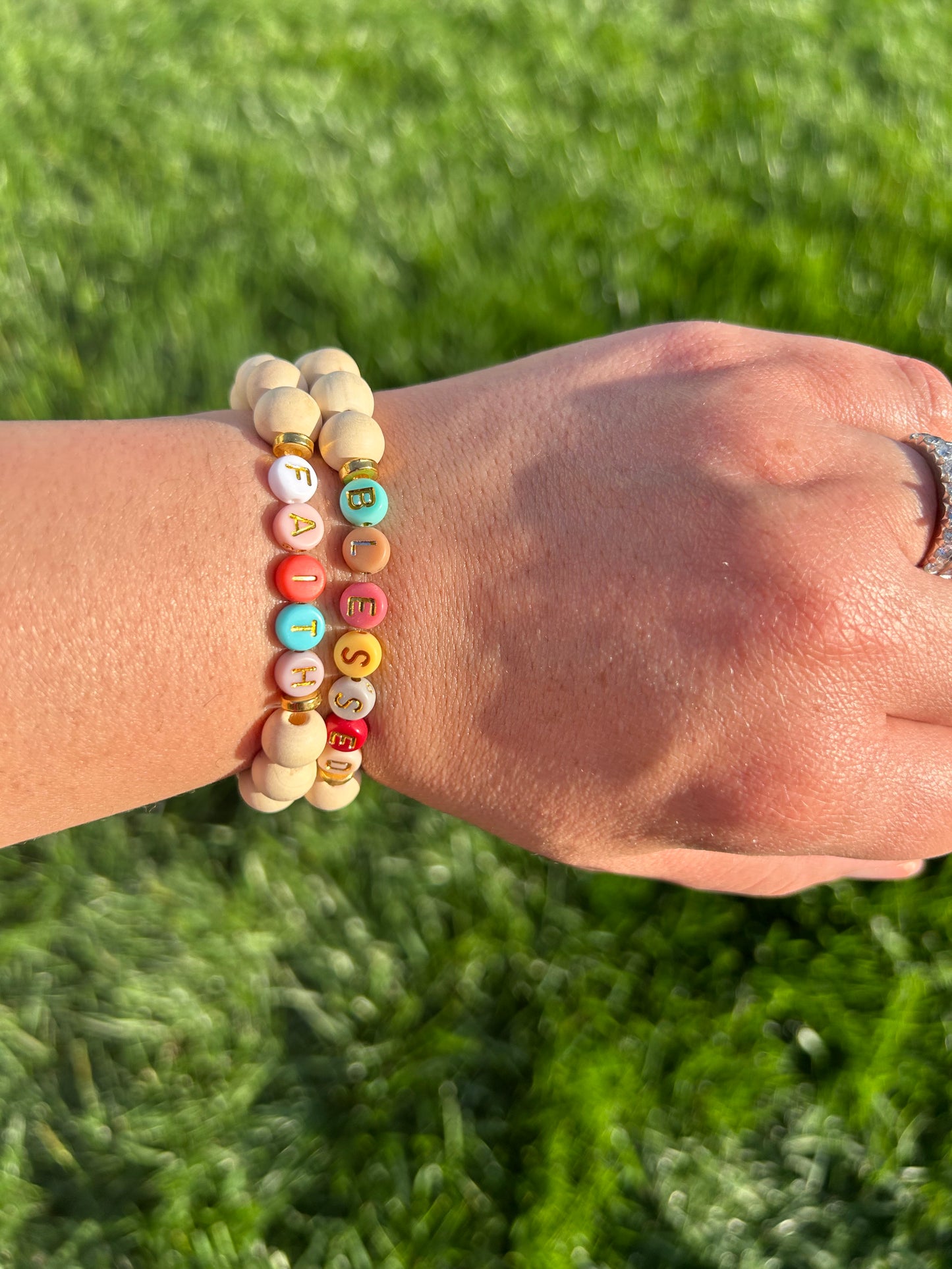 Stretchy Wooden Bracelet