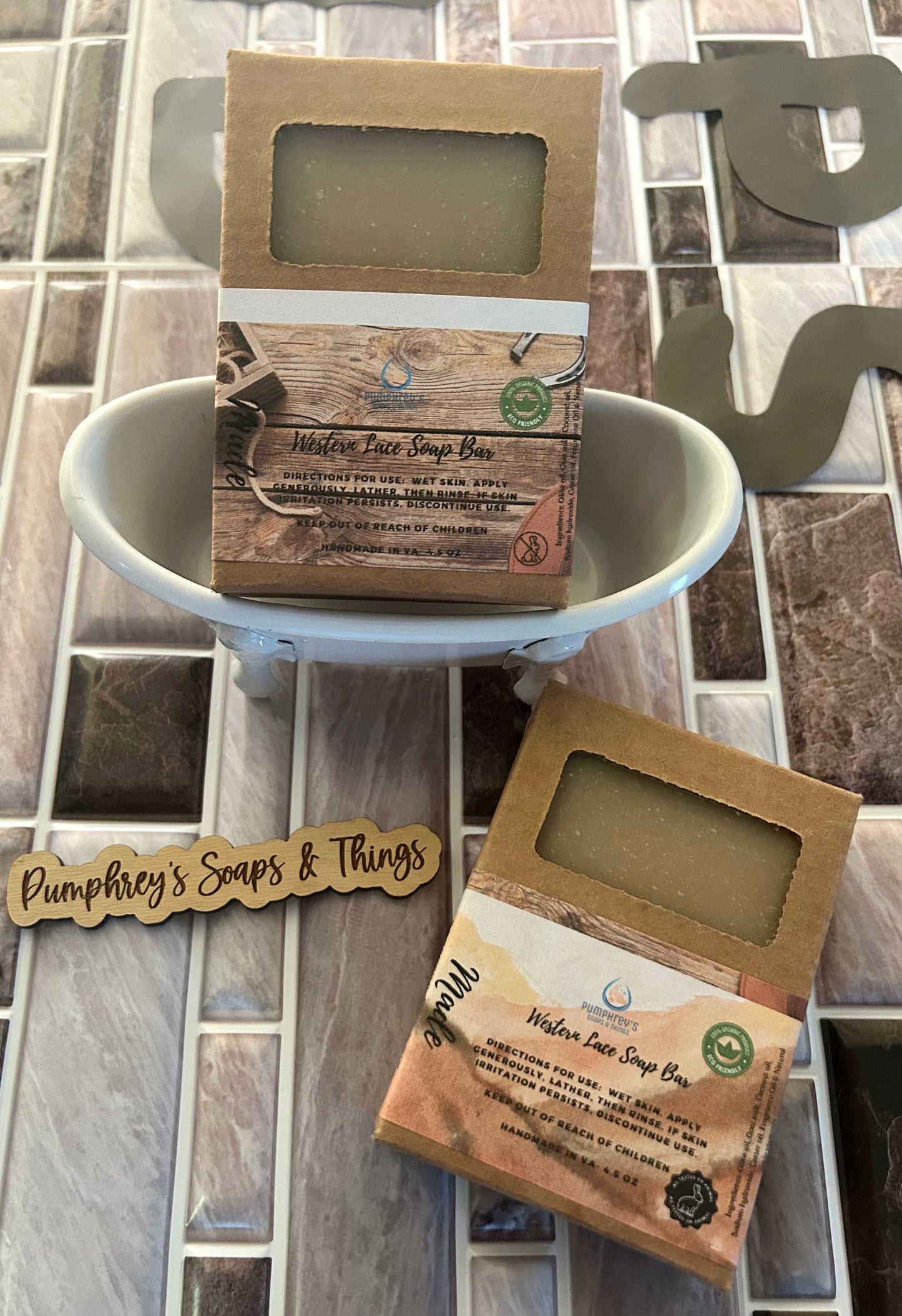 Western Lace Soap Bar