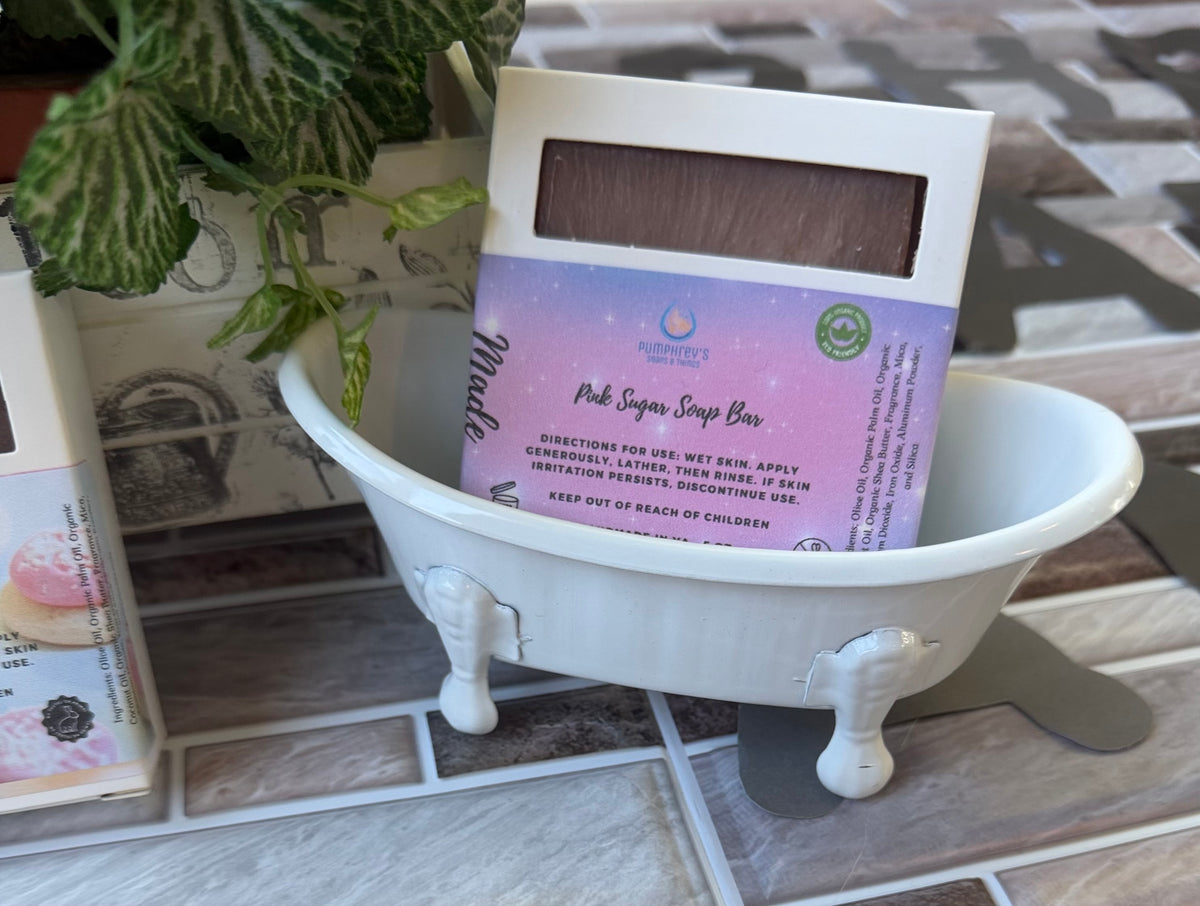 Pink Sugar Soap Bar
