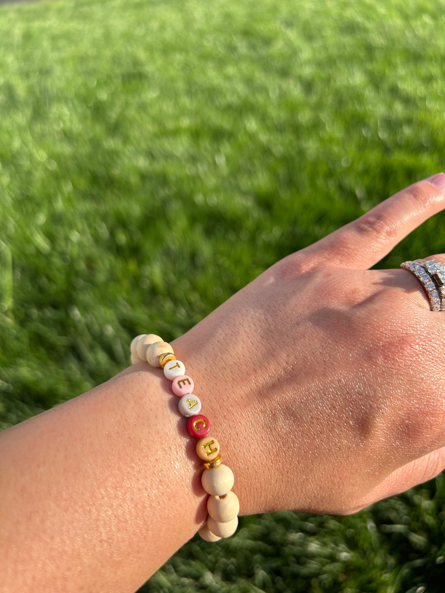 Stretchy Wooden Bracelet