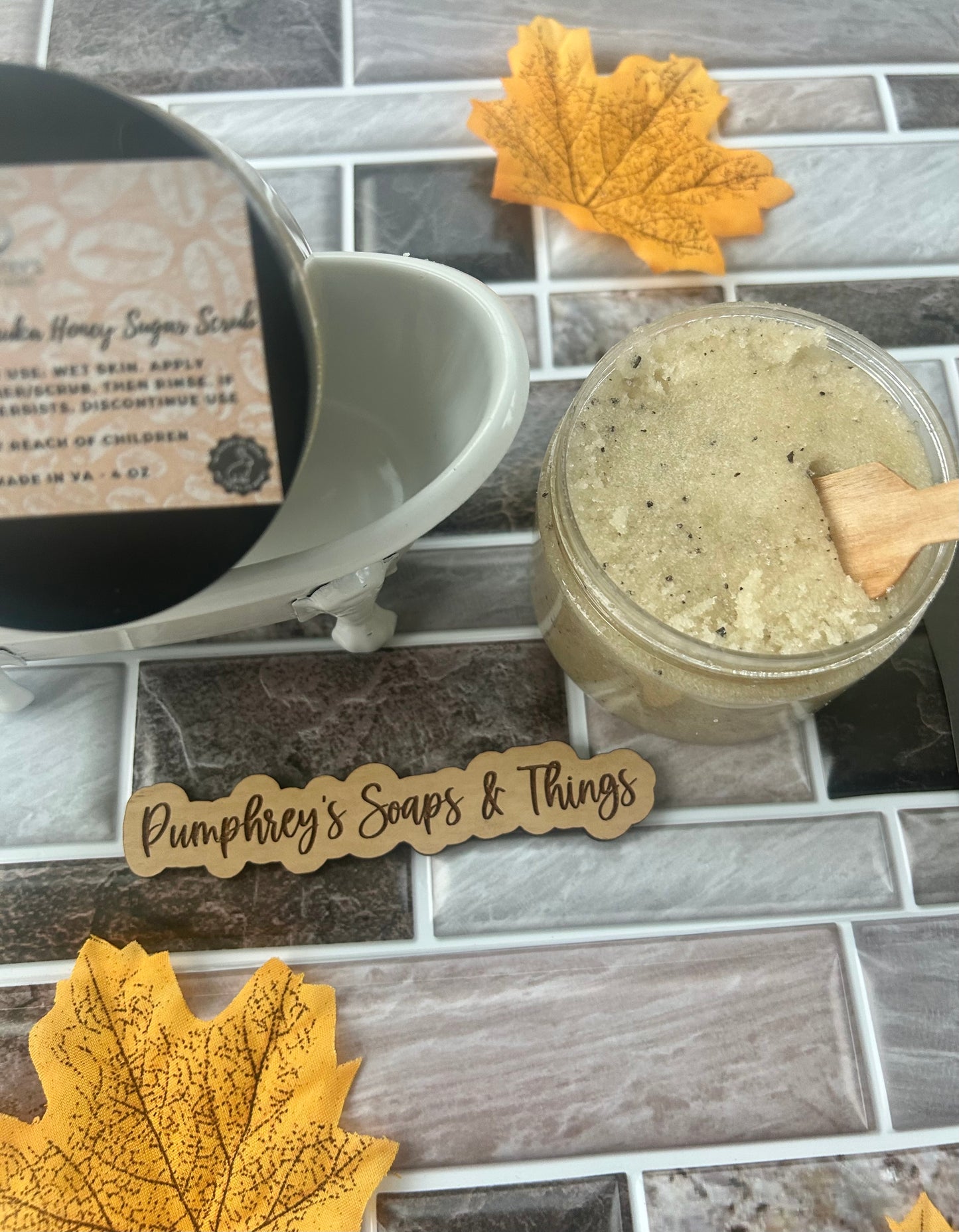 Coffee and Manuka Honey Sugar Scrub