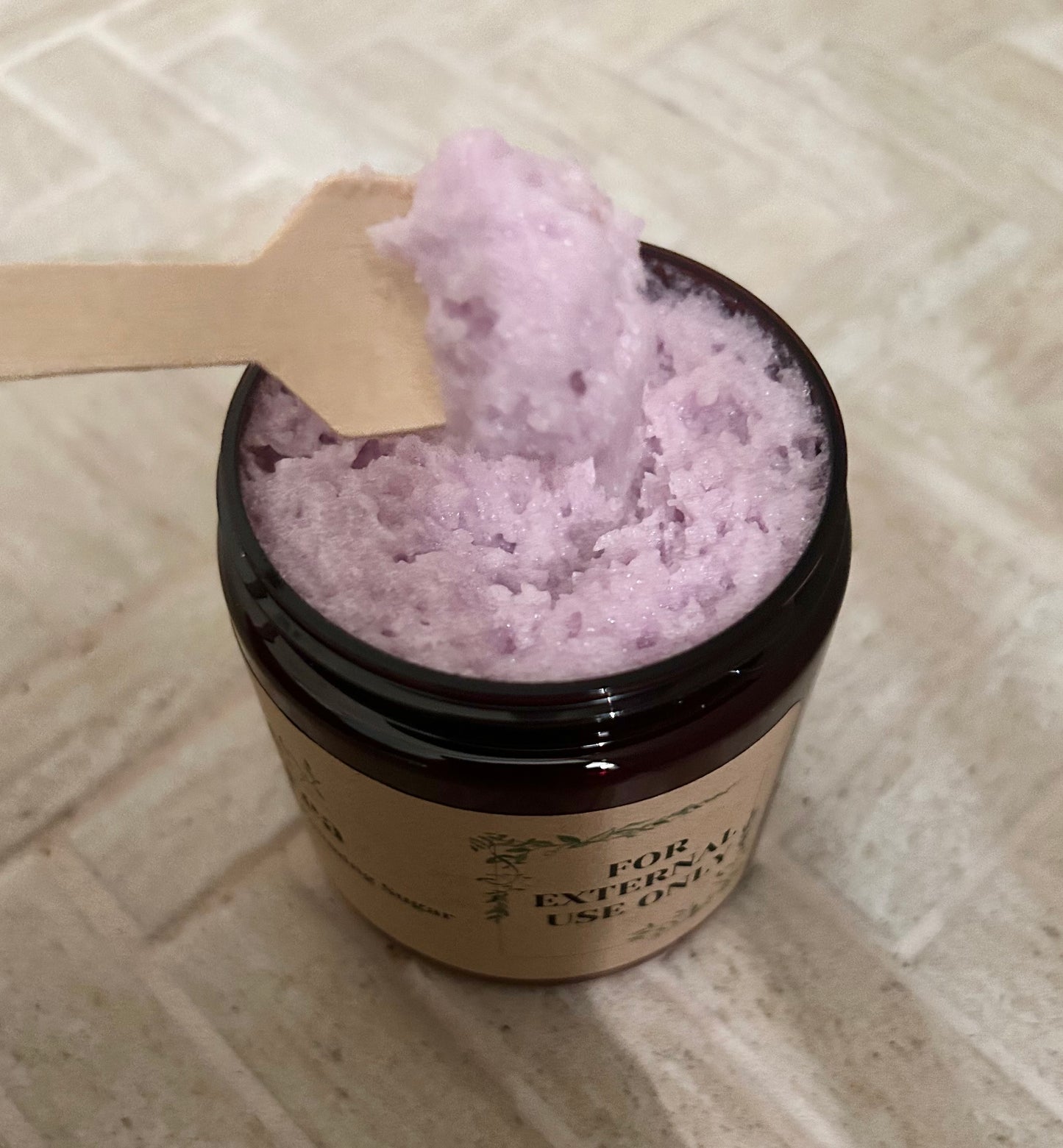 Lavender Tea Foaming Sugar Body Scrub