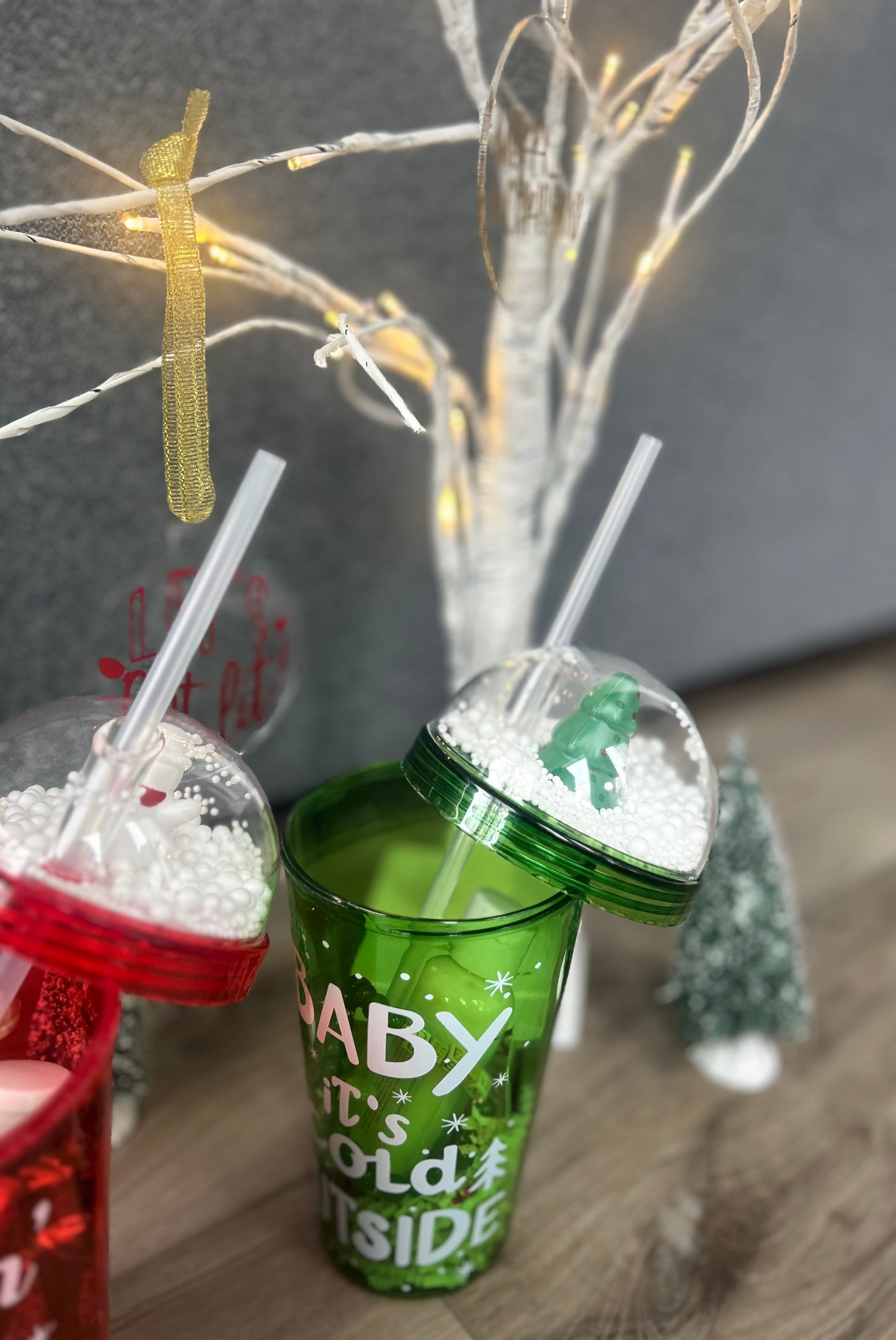 Holiday Theme Tumbler Self Care Set with Lotion