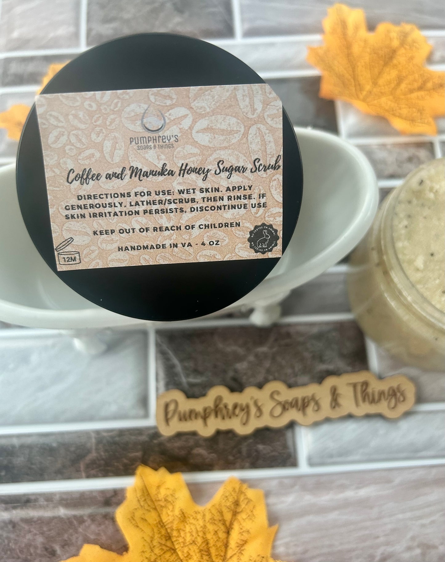 Coffee and Manuka Honey Sugar Scrub