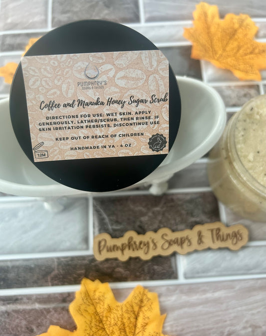 Coffee and Manuka Honey Sugar Scrub