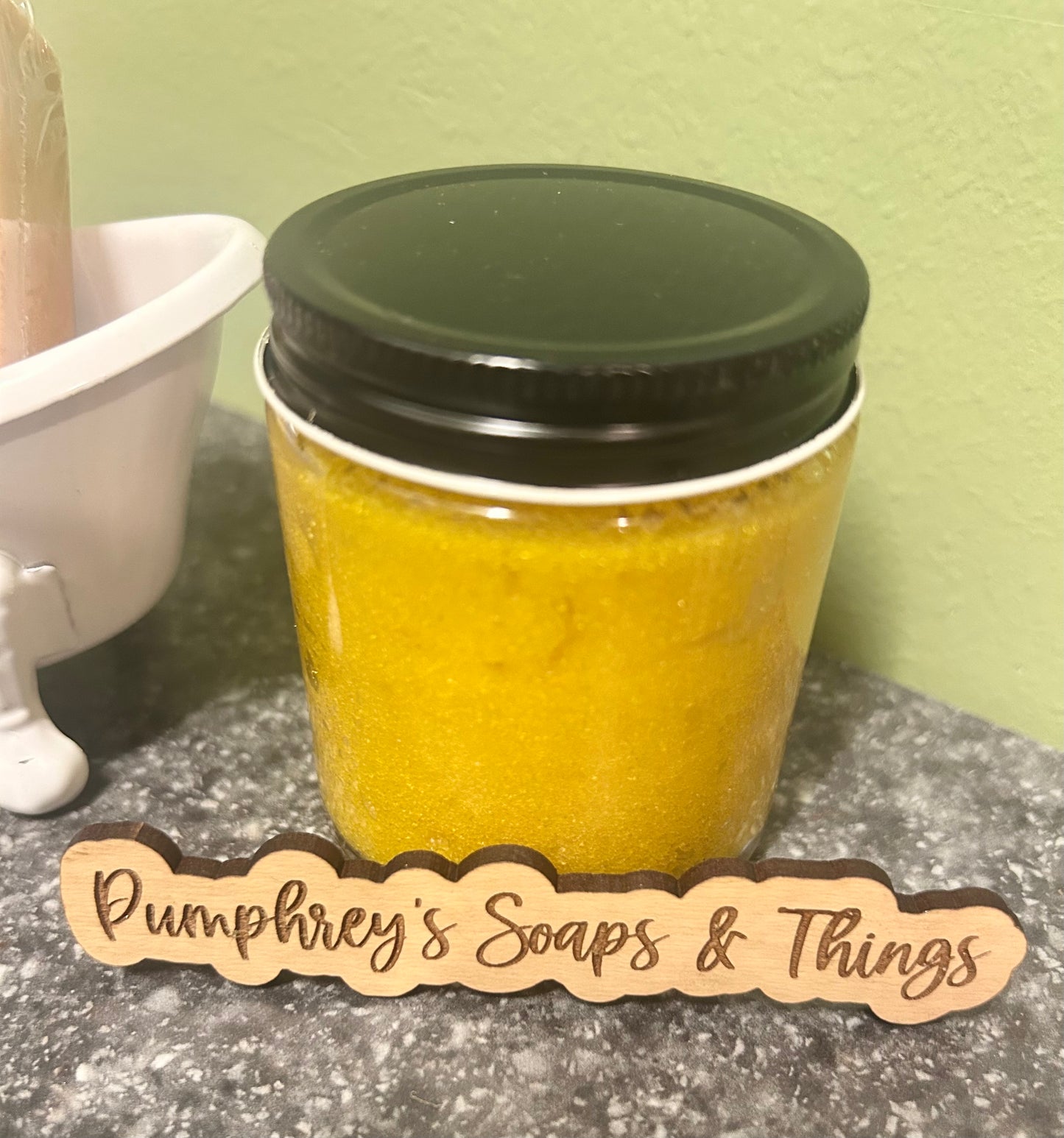 Turmeric and Manuka Honey Brightening Body Scrub