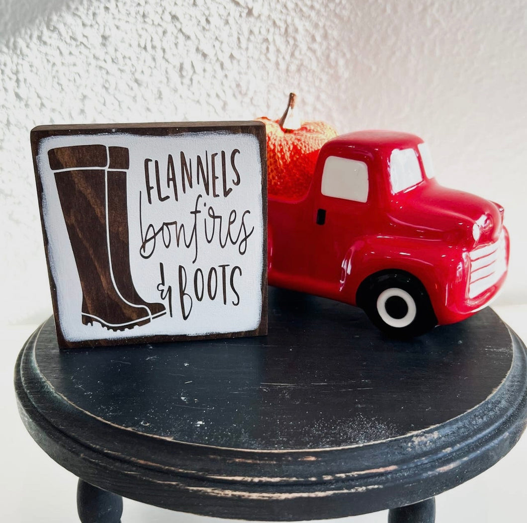 Mini Wood Sign