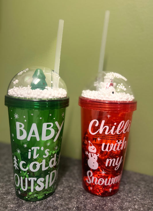 Holiday Theme Tumbler Self Care Set with Lotion