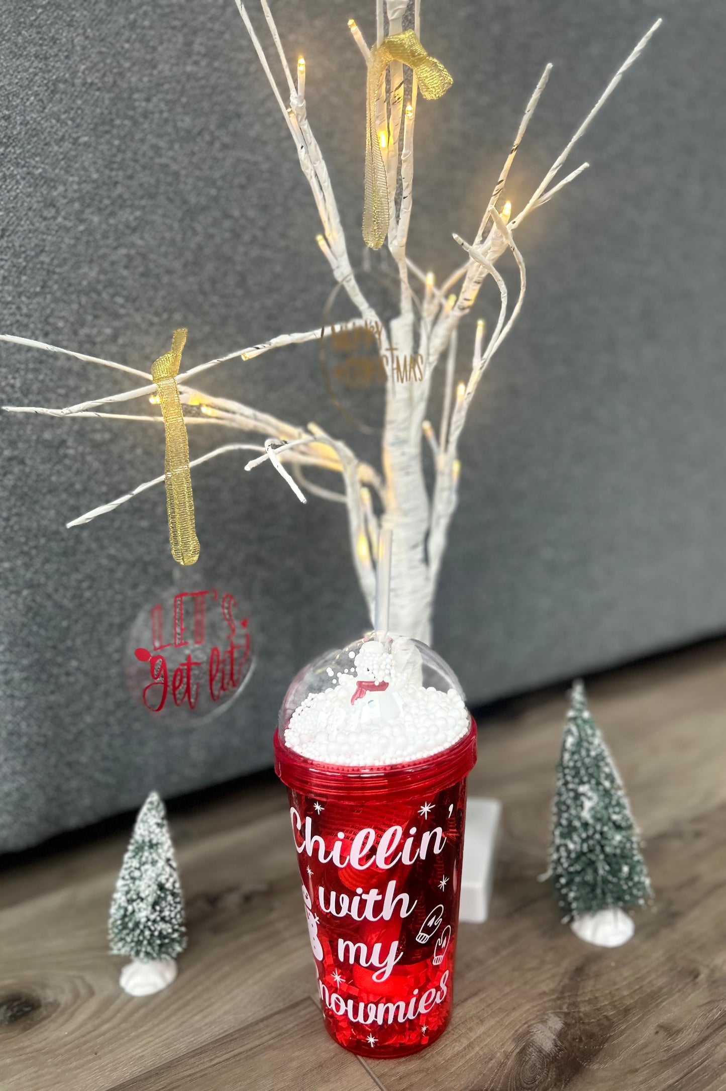 Holiday Theme Tumbler Self Care Set with Lotion