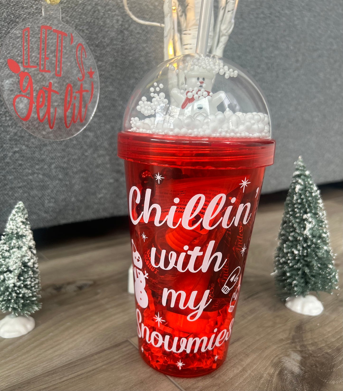 Holiday Theme Tumbler Self Care Set with Lotion