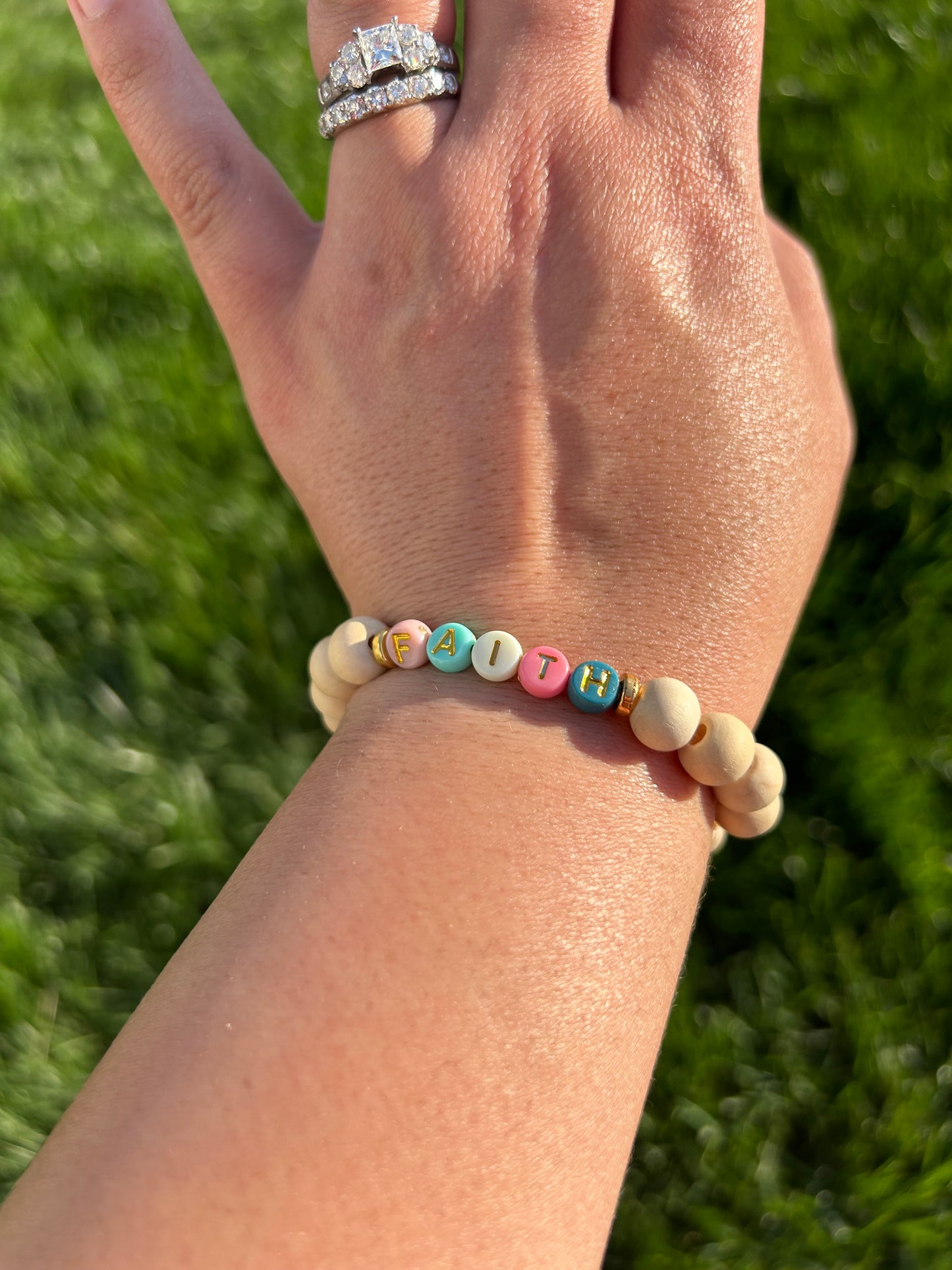 Stretchy Wooden Bracelet