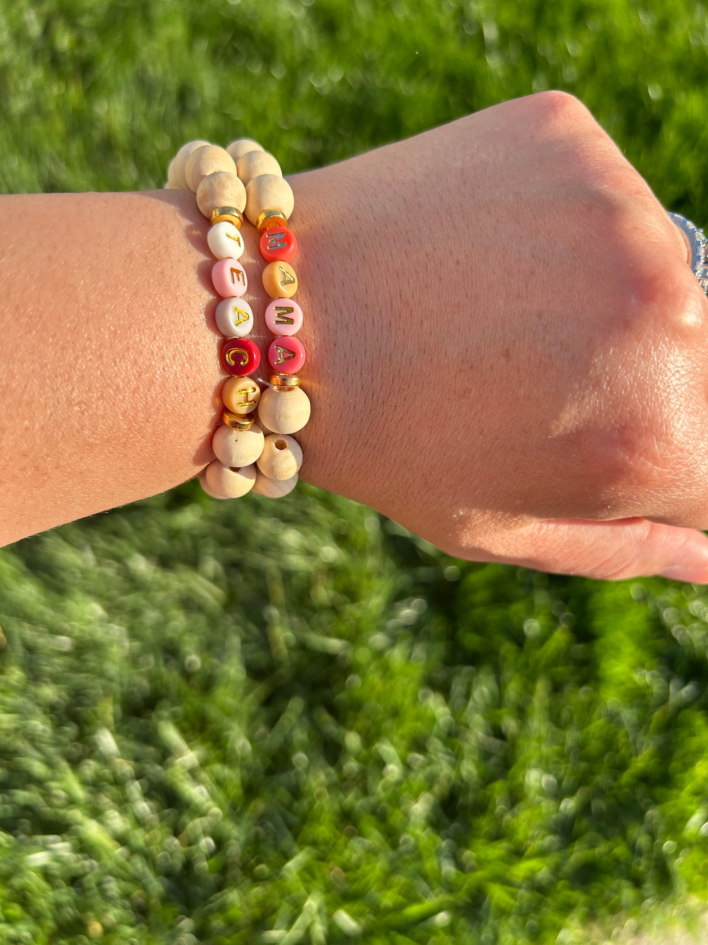 Stretchy Wooden Bracelet