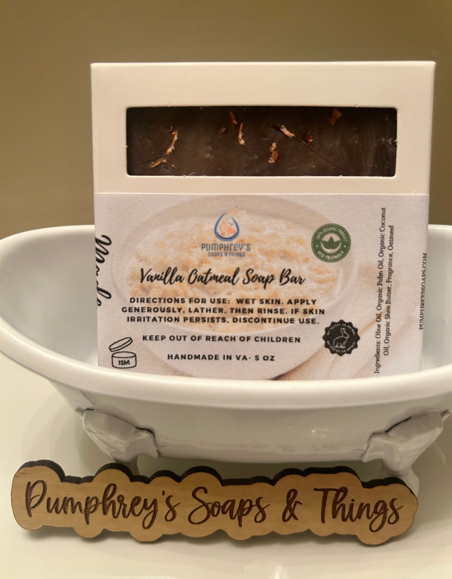 Vanilla Oatmeal Soap Bar