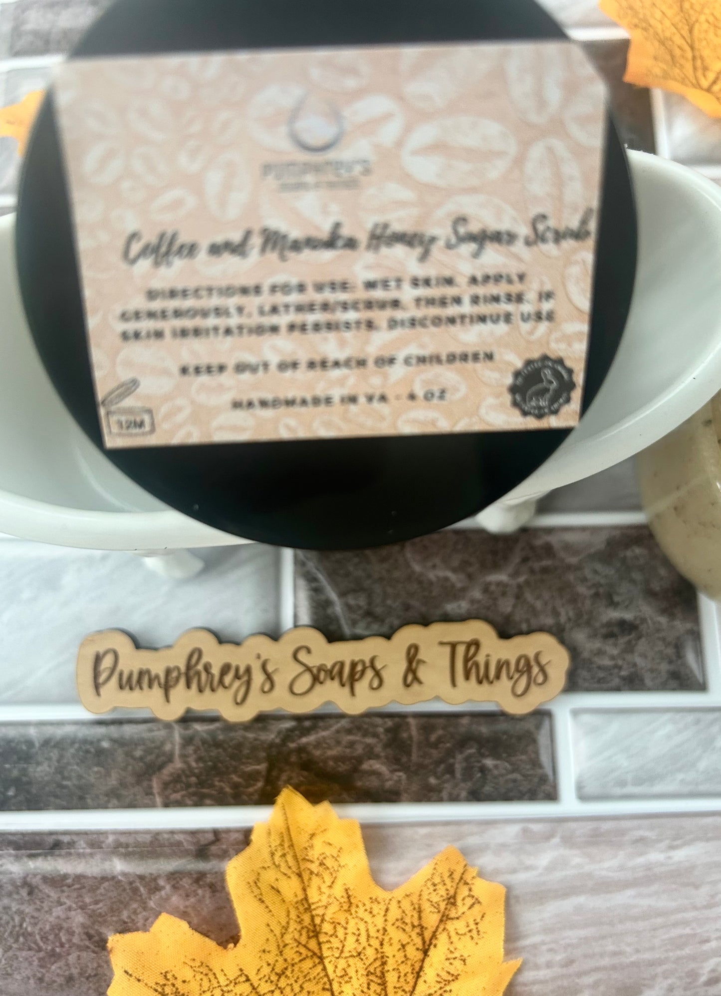 Coffee and Manuka Honey Sugar Scrub