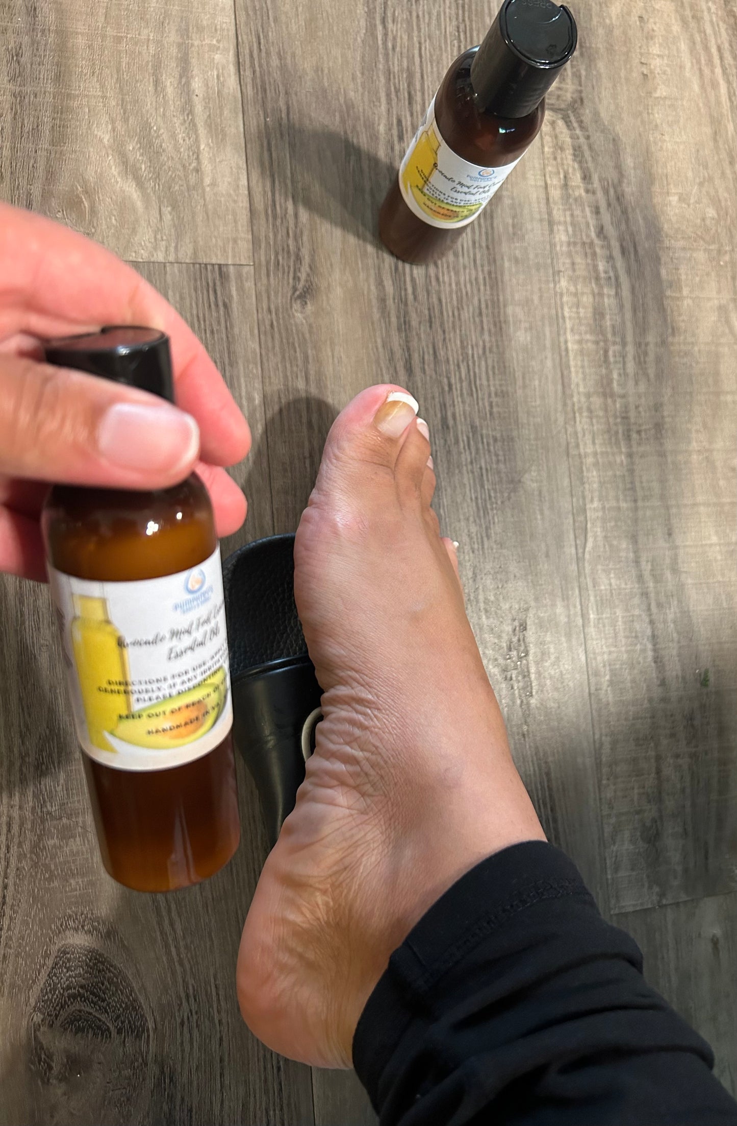 Avocado Mint Foot Cream With Essential Oils