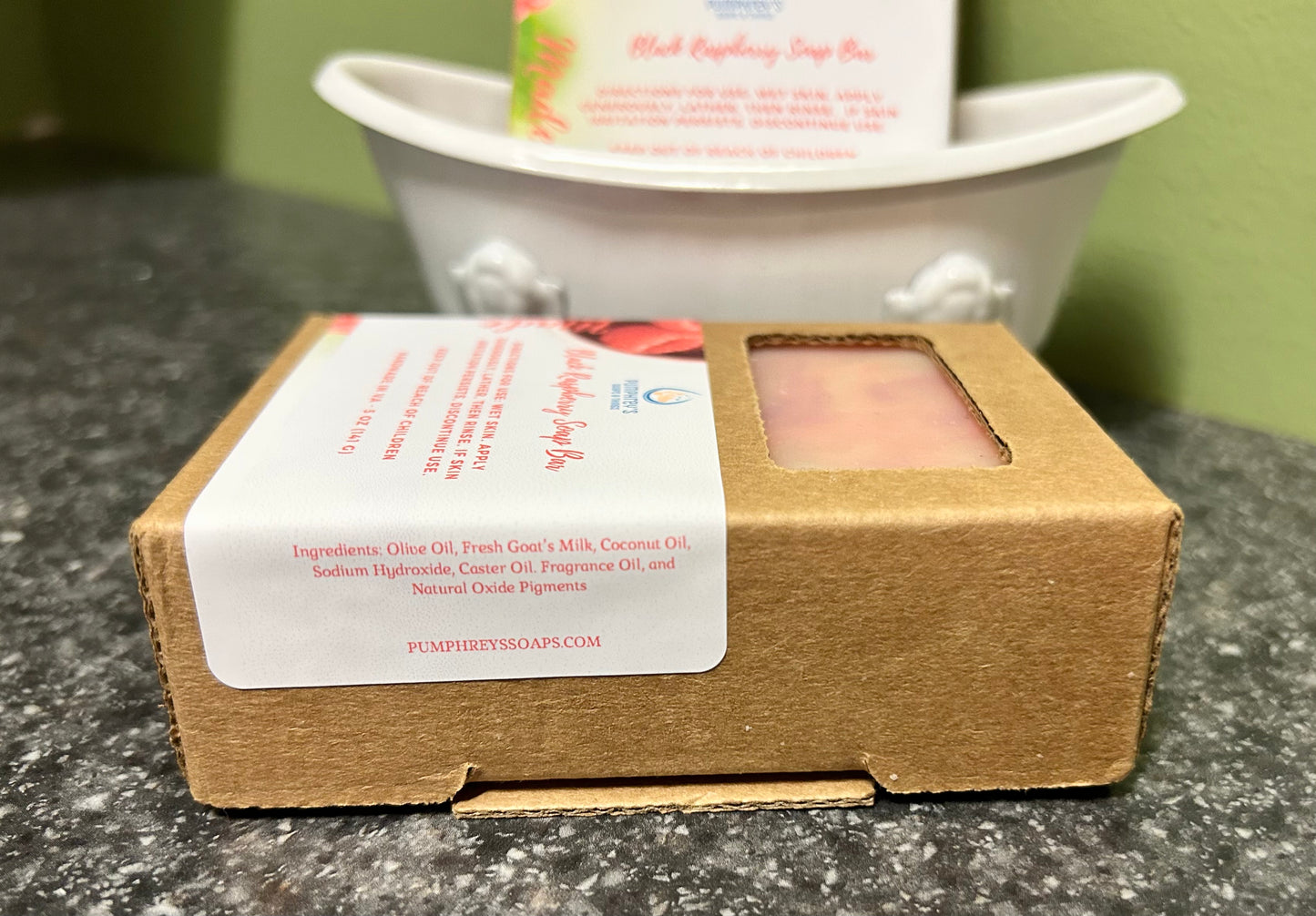 Black Raspberry Vanilla Soap Bar