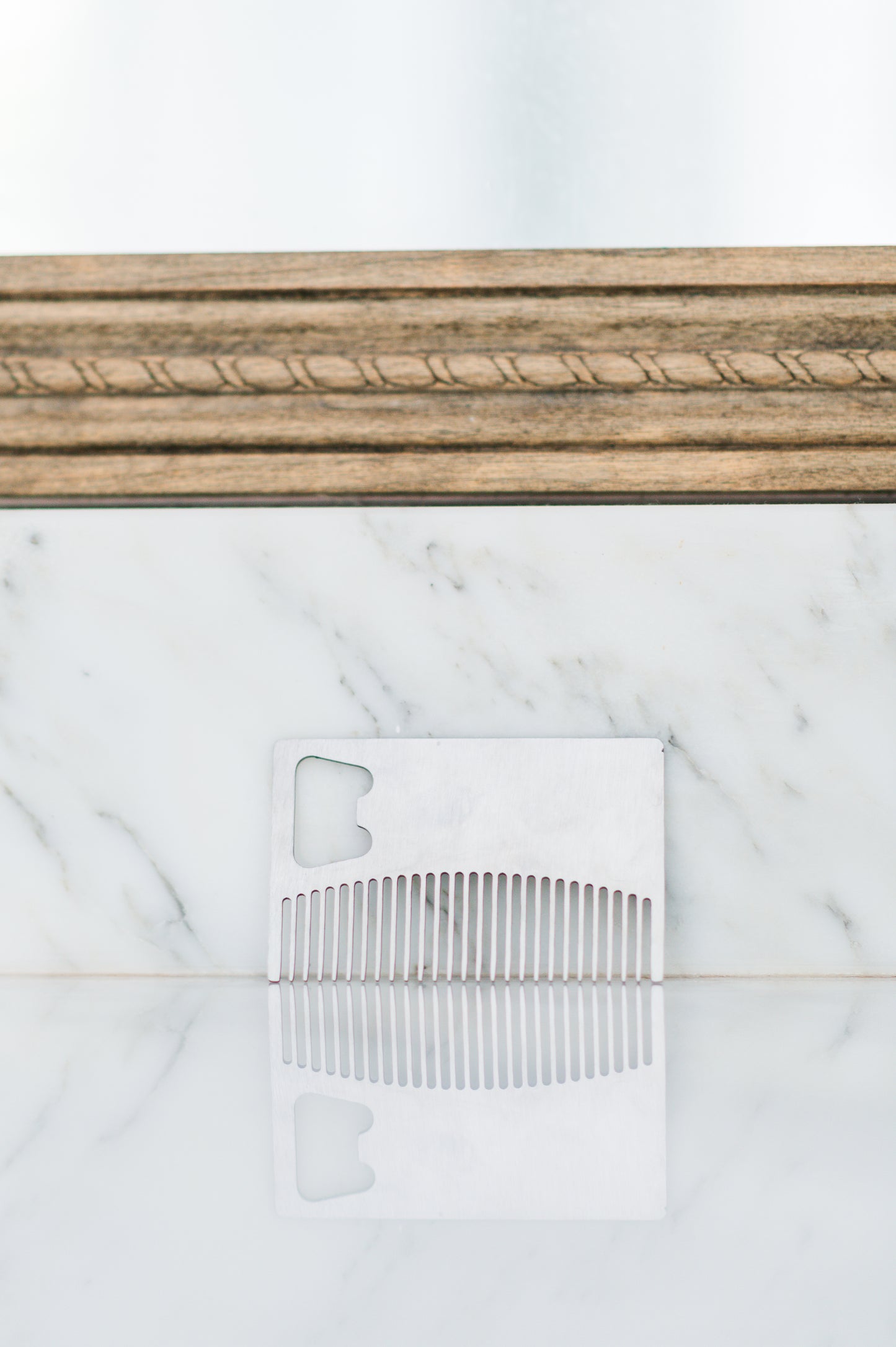 Stainless Steel Beard Comb and Bottle Opener