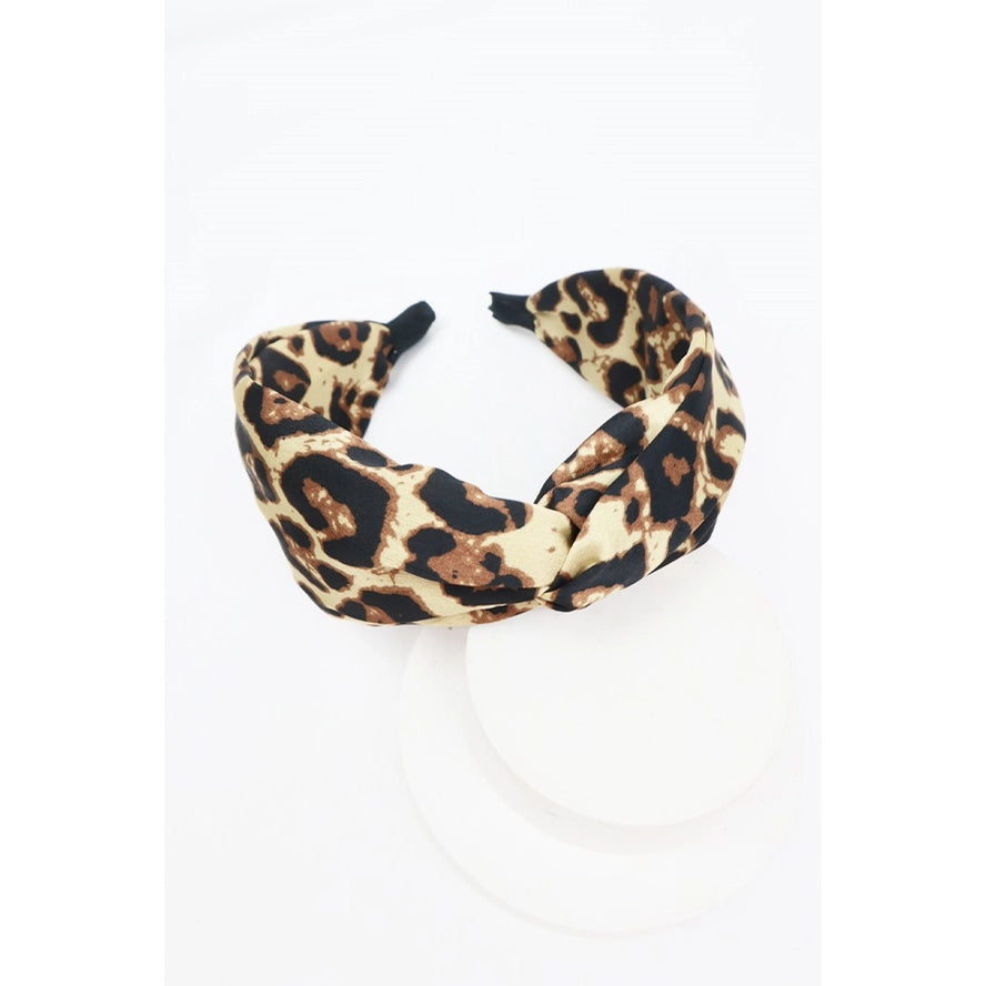 Twist Leopard Print Headband