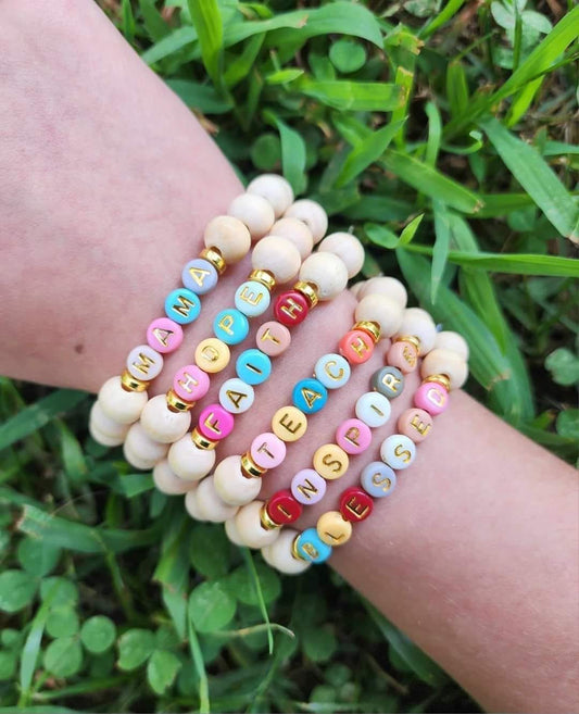 Stretchy Wooden Bracelet