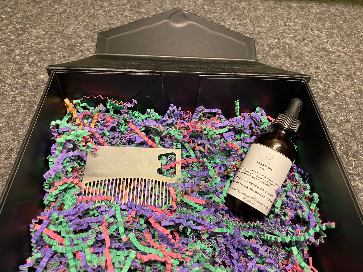 Men's Beard Oil Bundle Without Beard Wash (Stainless Steel Comb)